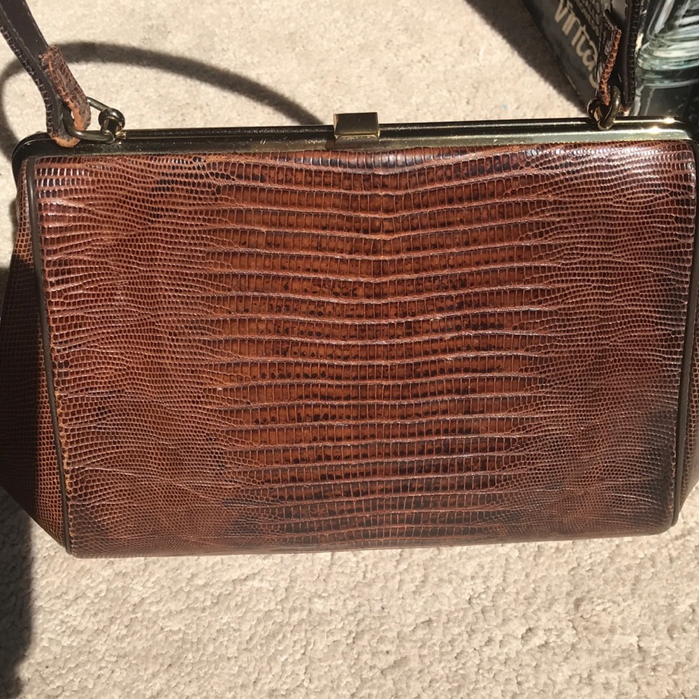 Lizard Vintage Purse Genuine Lizard